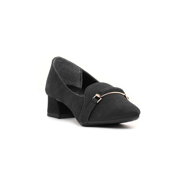 Girls Black Formal Pumps KD0535