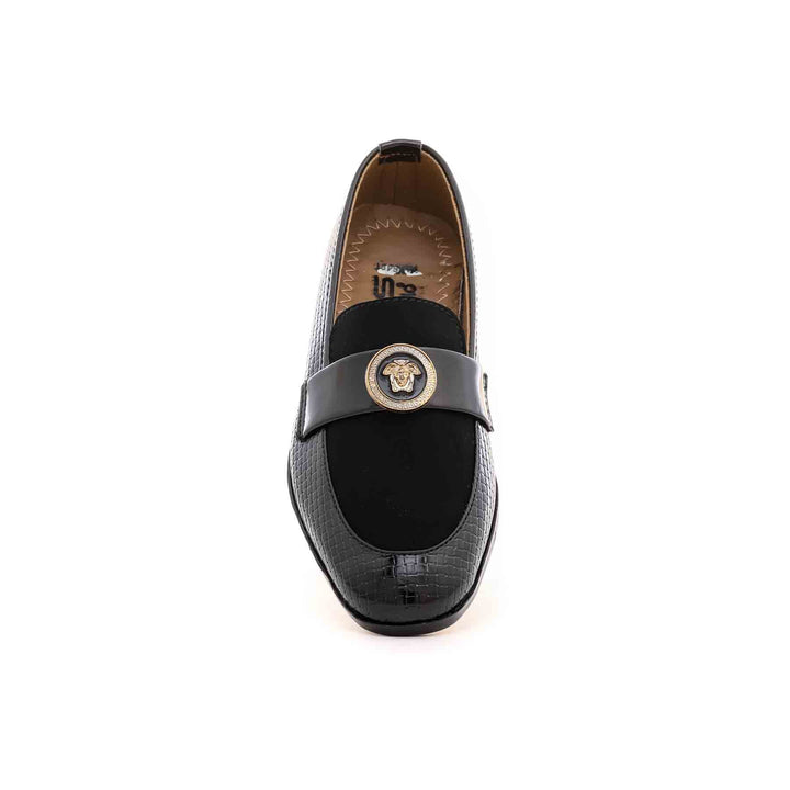 Boys Black Formal Shoe KD0648