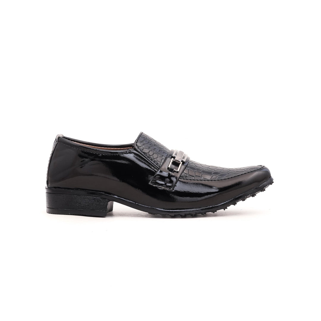 Boys Black Formal Shoe KD0705