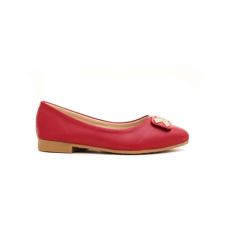 Girls Red Formal Pumps KD0742