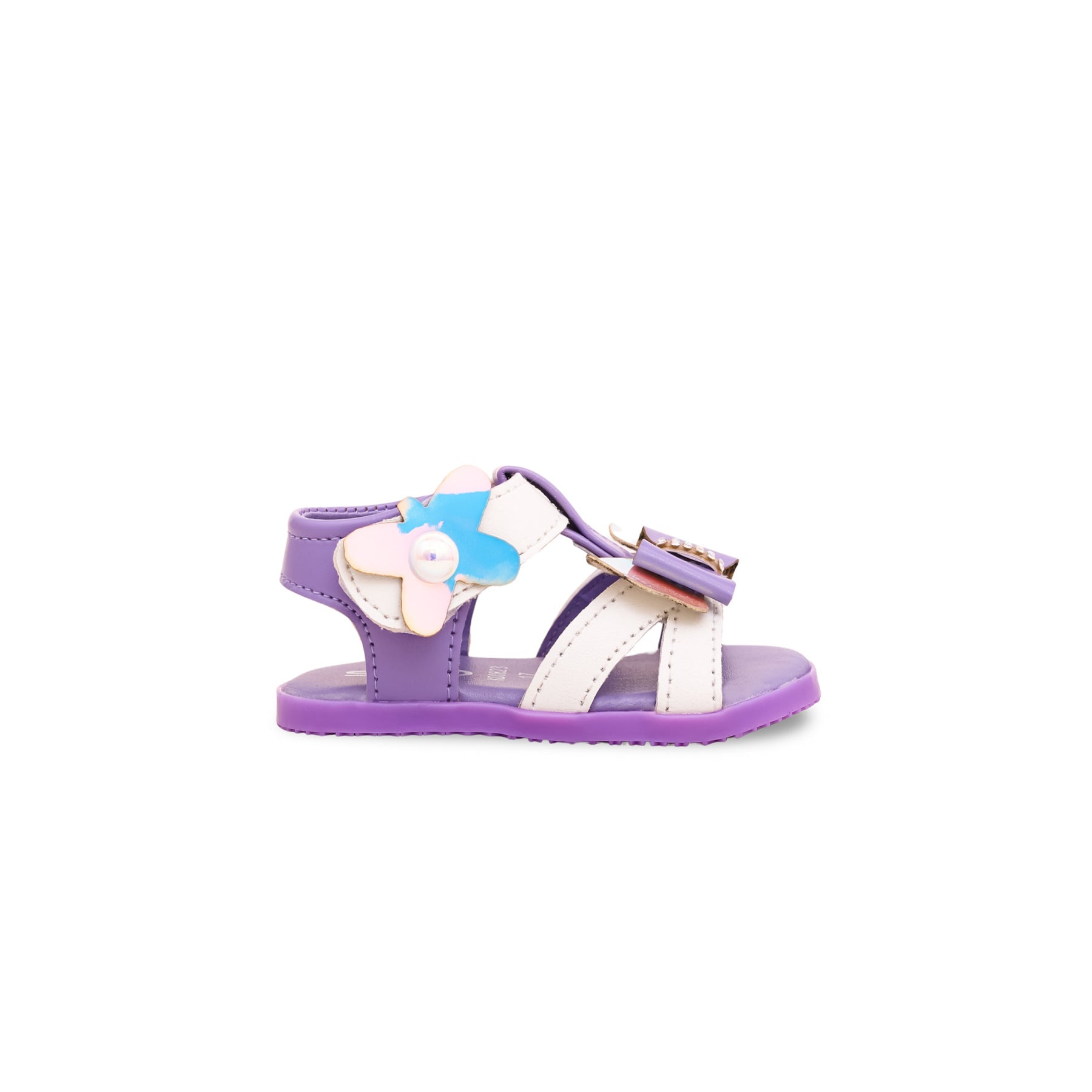 Babies Purple Casual Sandal KD0823