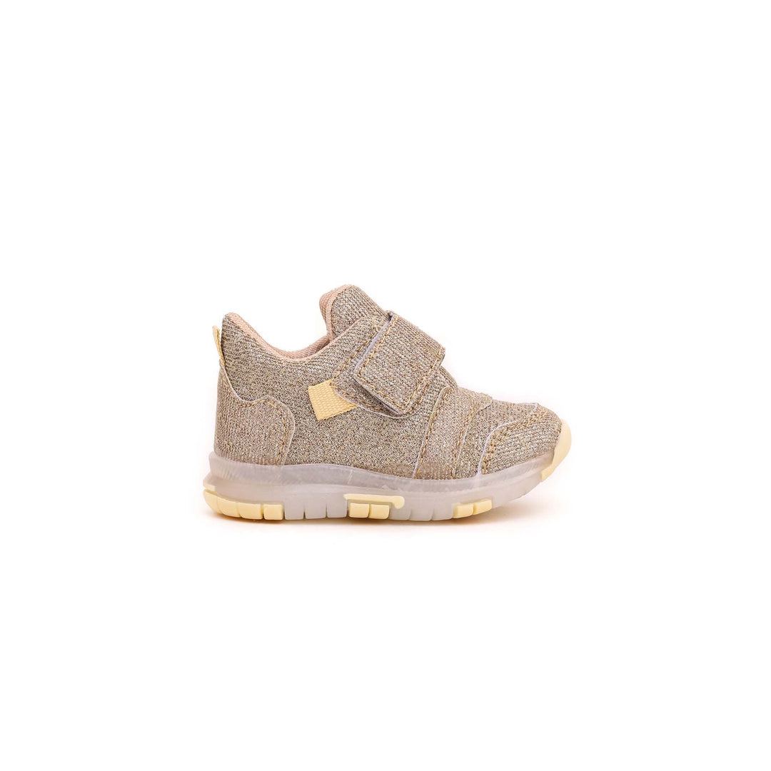 Babies Golden Casual Booties KD1436