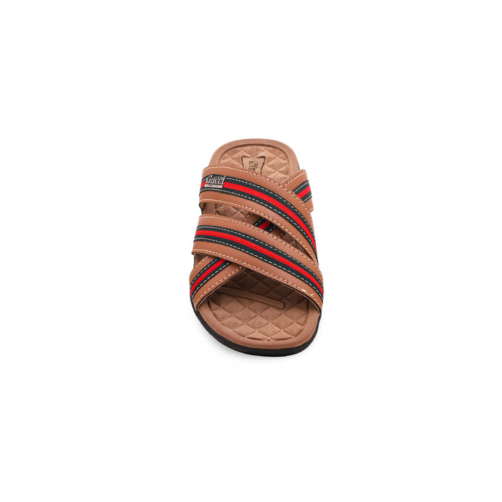 Boys Brown Formal Slipper KD4687