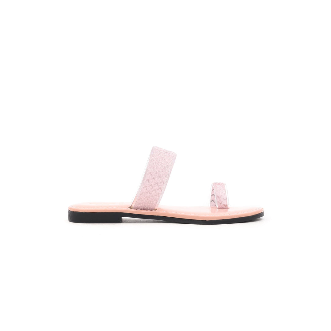 Girls Pink Casual Chappal KD5220