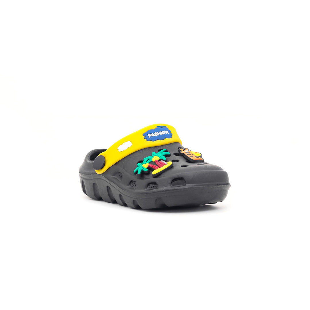 Boys Black Casual Flip Flop KD5227