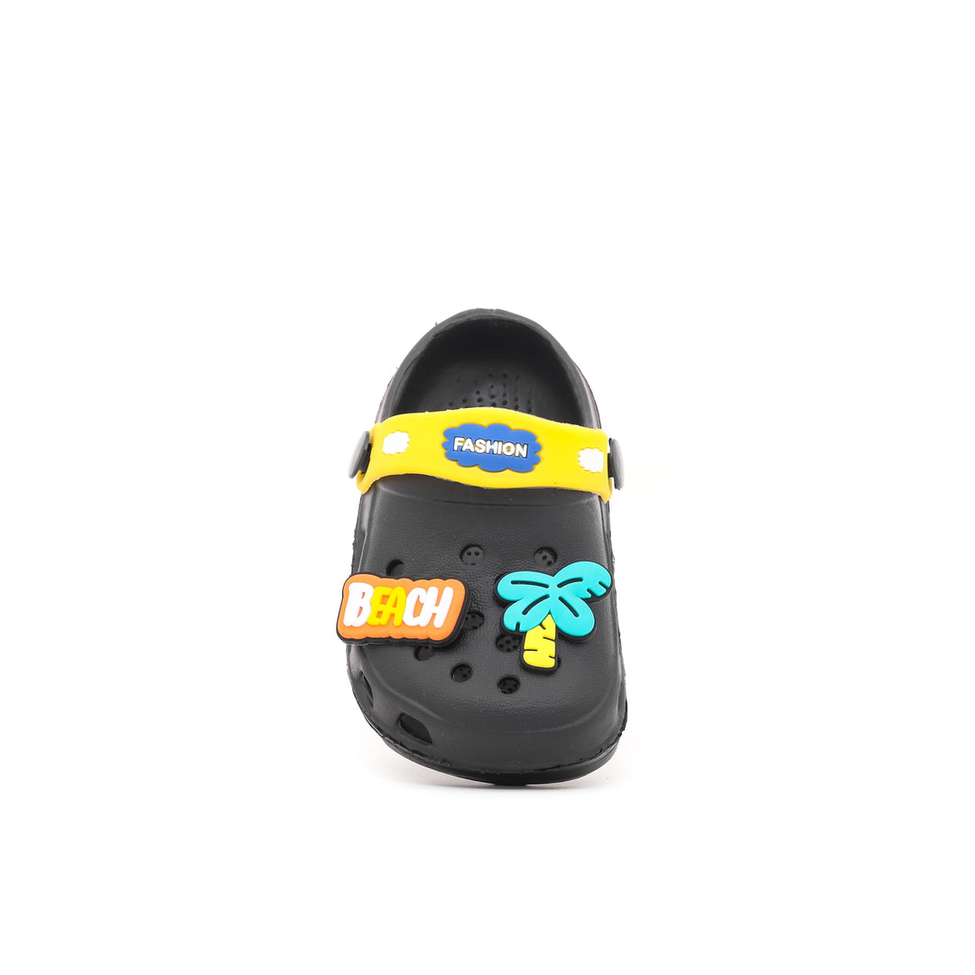 Boys Black Casual Flip Flop KD5229