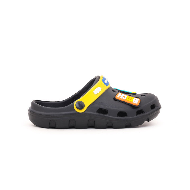 Boys Black Casual Flip Flop KD5233