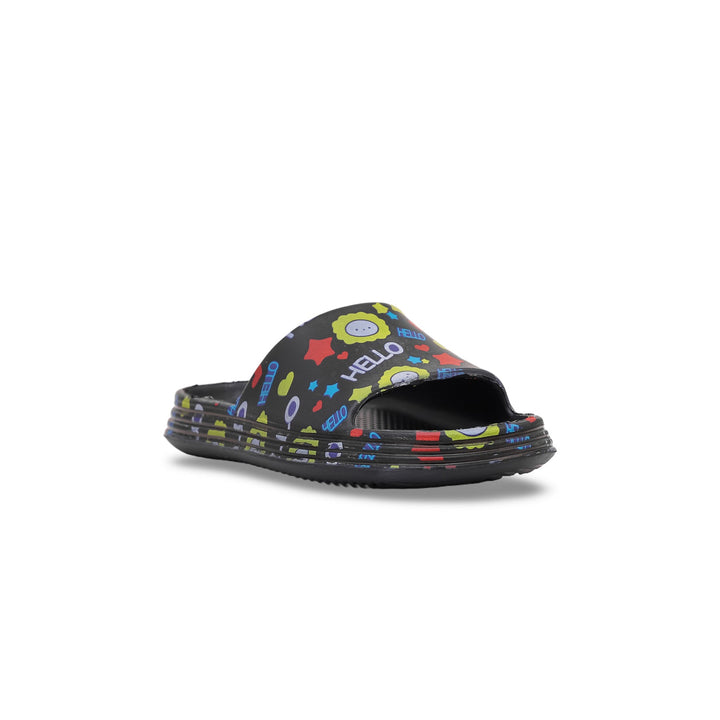 Girls Black Casual Flip Flop KD5480