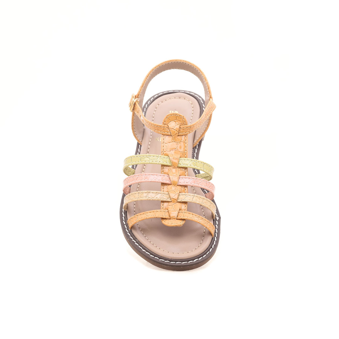 Girls Beige Casual Sandal KD7536