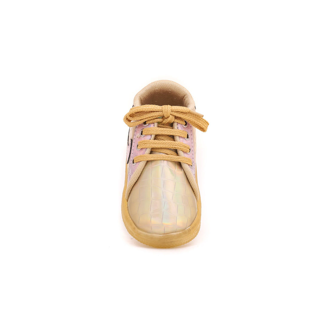 Babies Golden Casual Booties KD7738