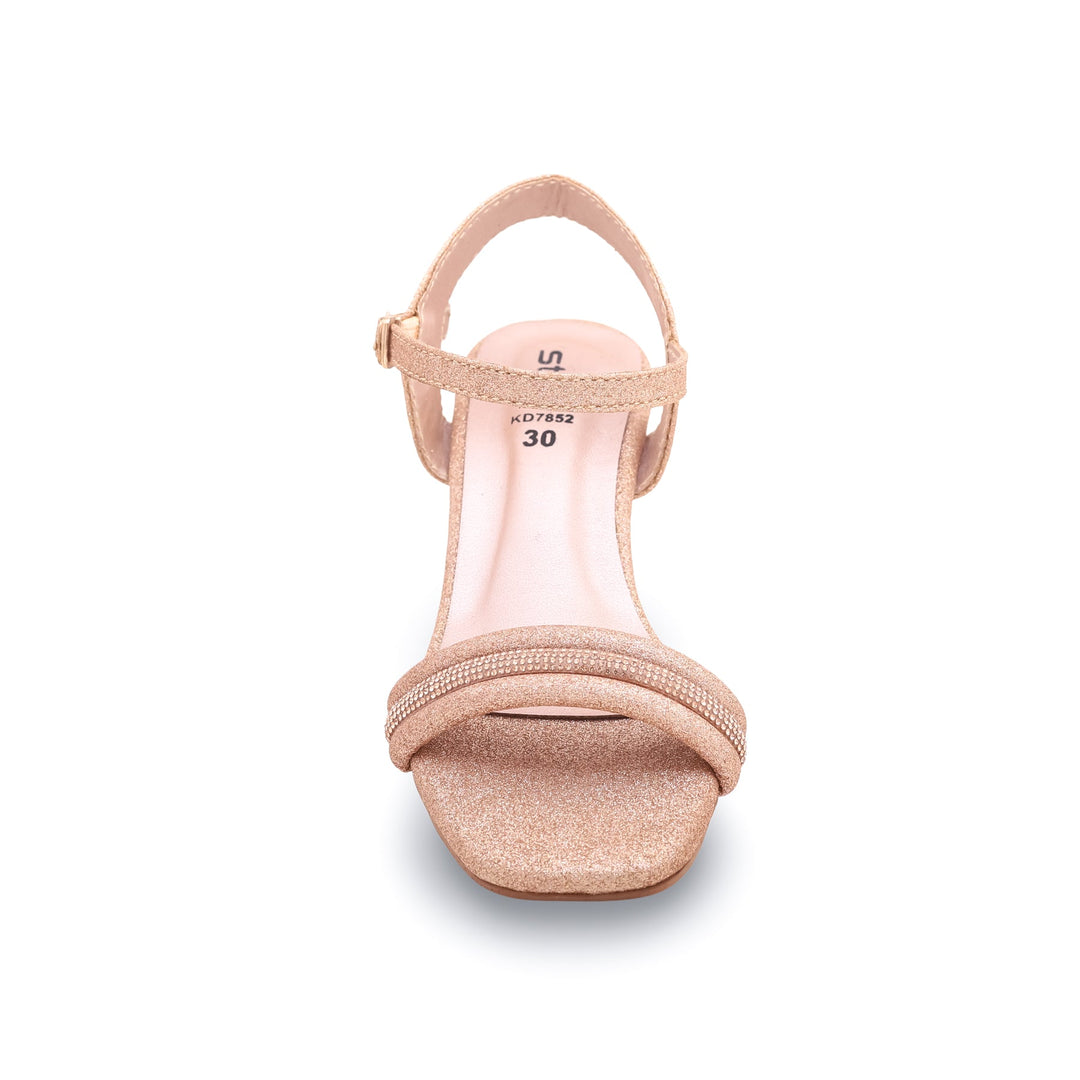 Girls Peach Fancy Sandal KD7852