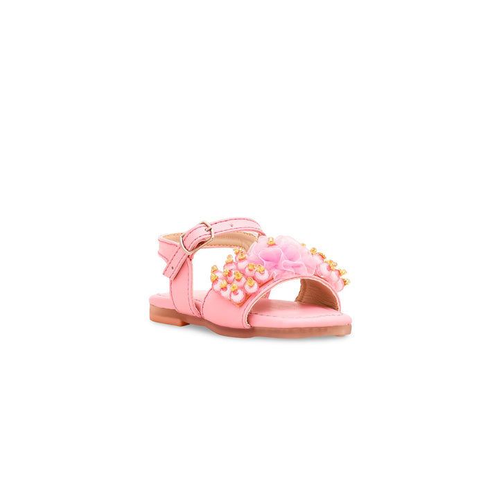 Girls Pink Formal Sandal KD7970