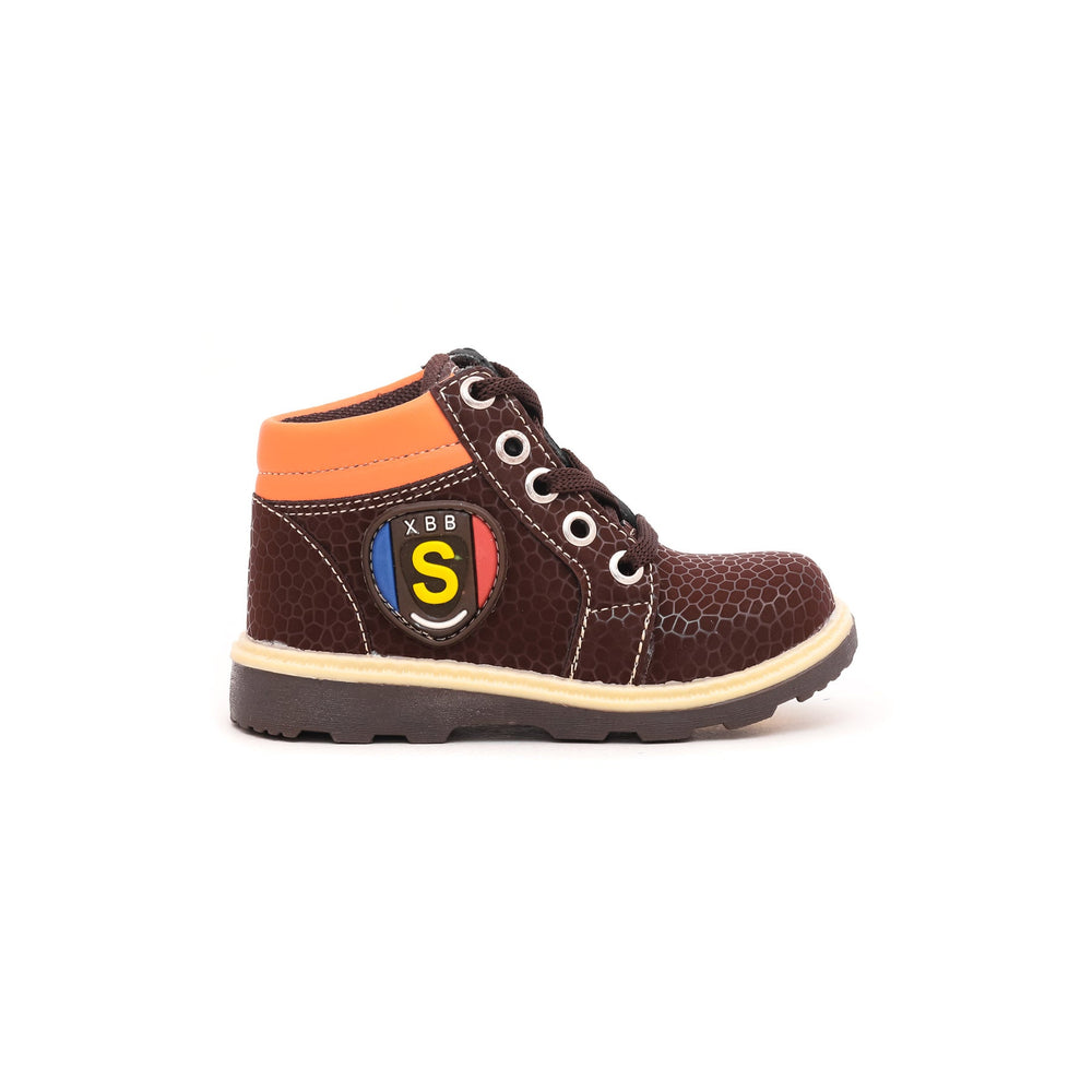 Boys Brown Long Shoes KD8052