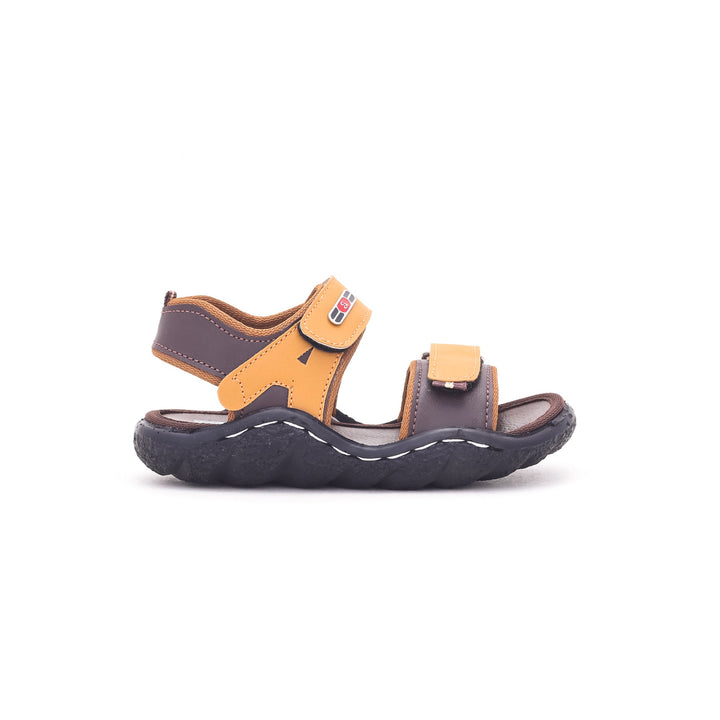 Mustard Color Boys Formal Sandals KD9060