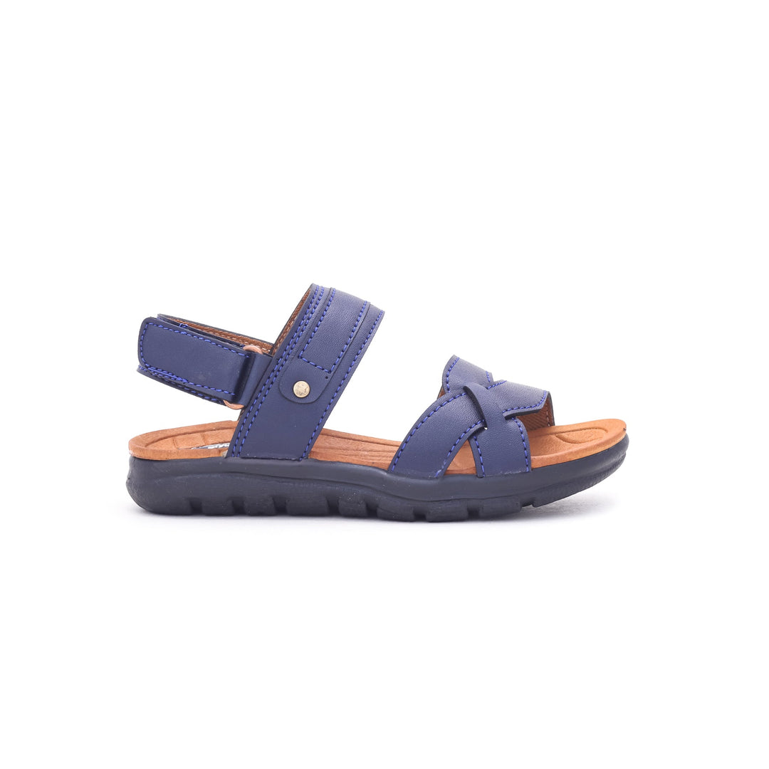 Navy Color Boys Casual Sandals KD9082