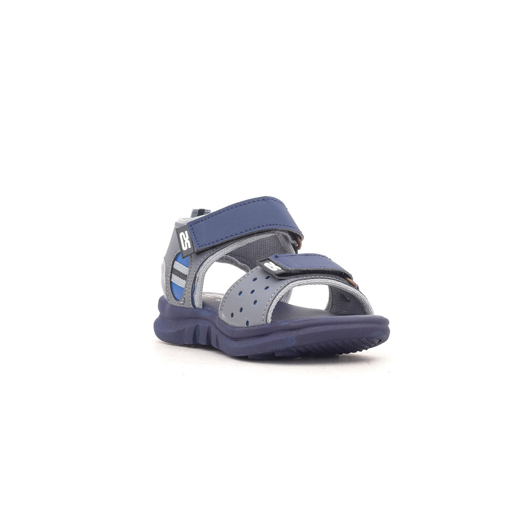 Boys Navy Formal Sandal KD9266