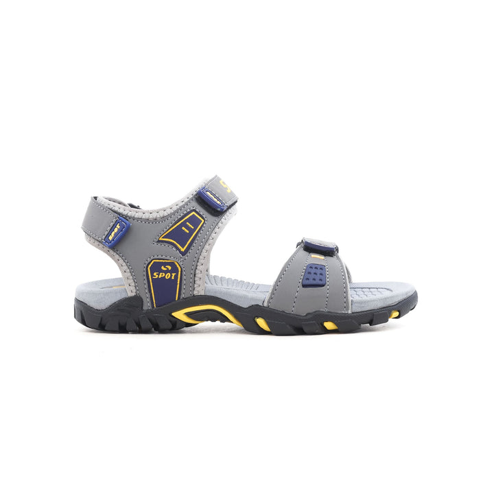 Boys Grey Casual Sandal KD9276