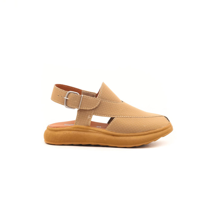 Boys Beige Peshawari Chappal KD9302