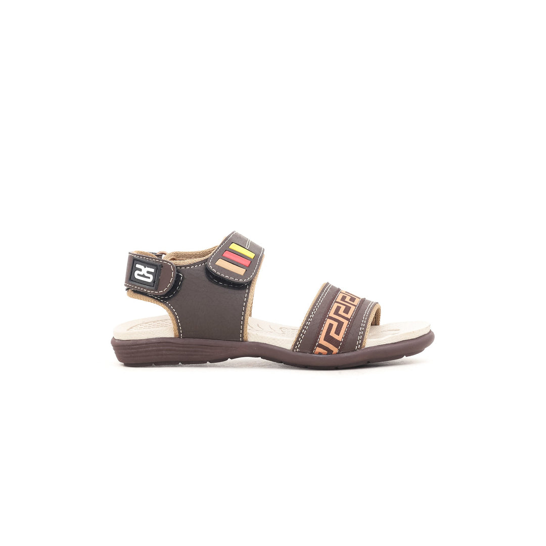 Boys Brown Formal Sandal KD9400