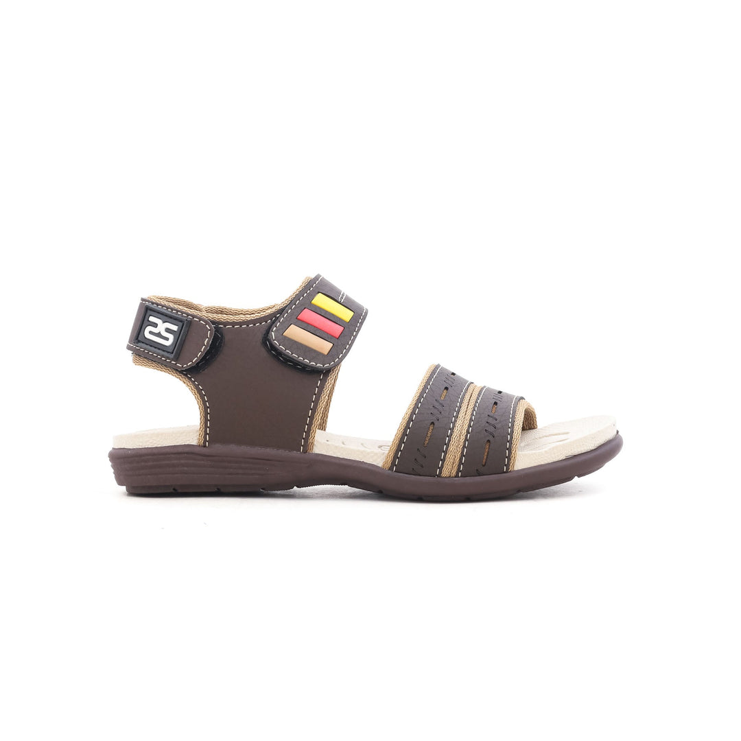 Boys Brown Formal Sandal KD9401