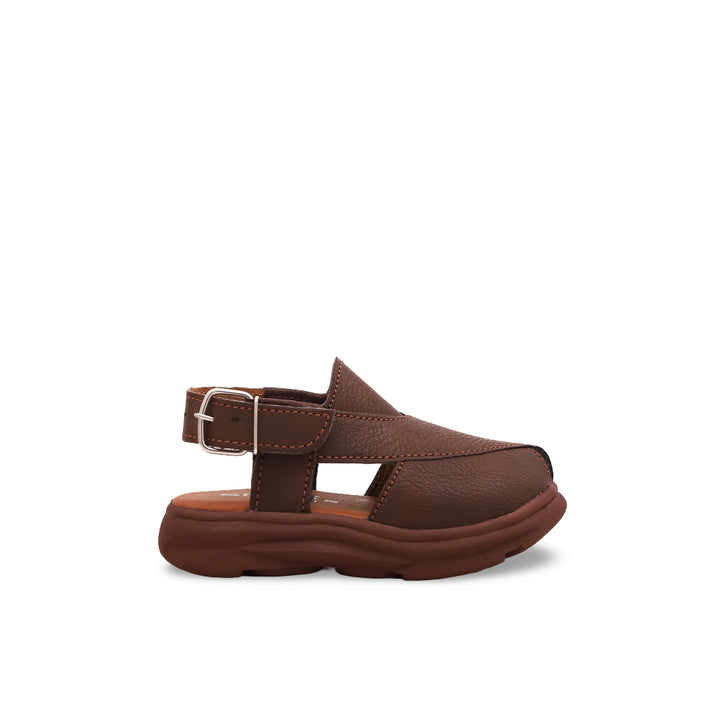 Boys Coffee Peshawari Chappal KD9444