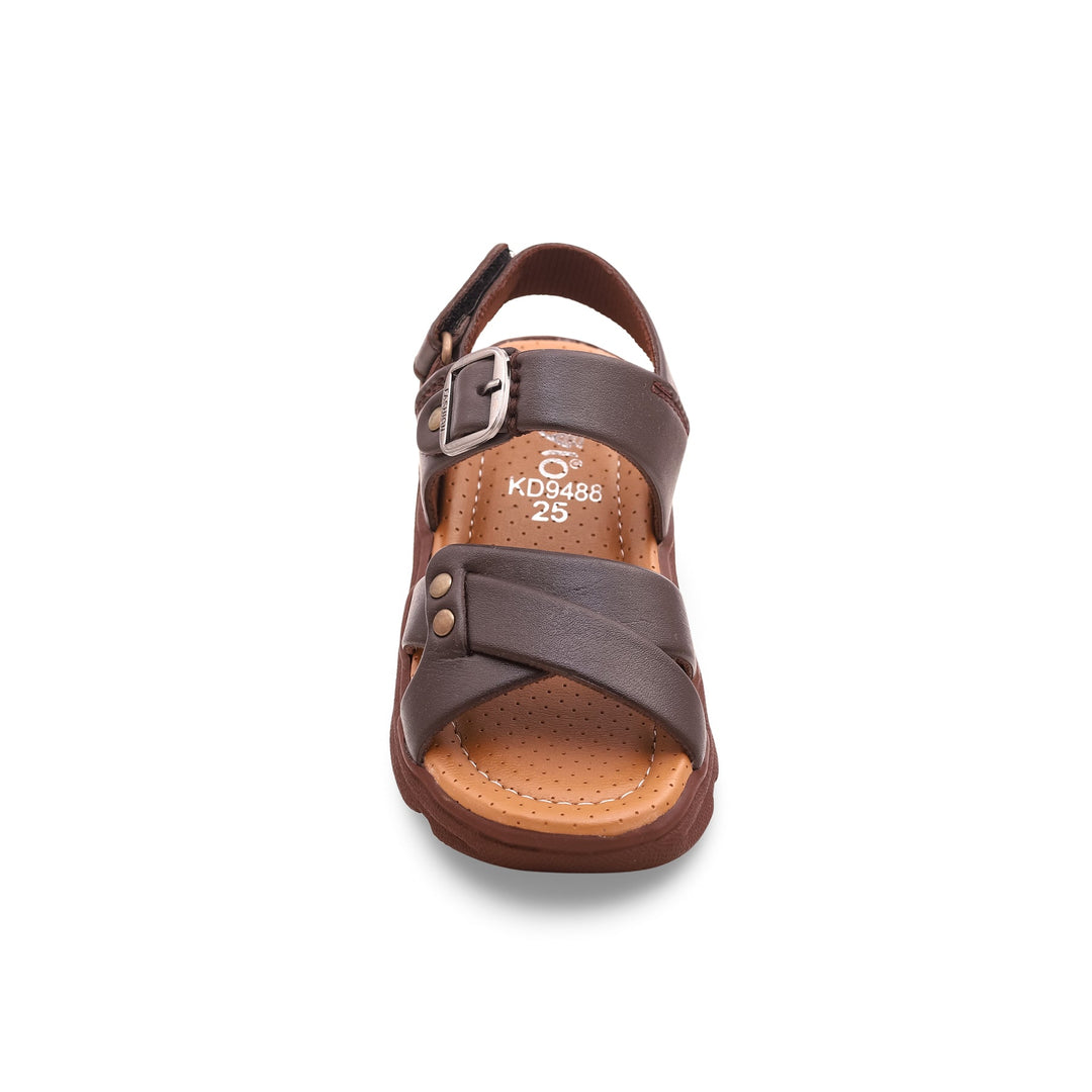 Boys Coffee Formal Sandal KD9488