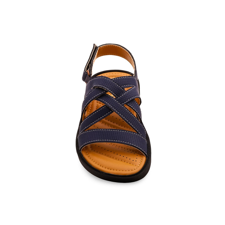 Boys Navy Formal Sandal KD9552