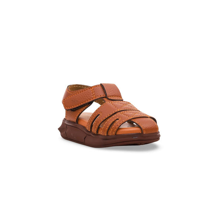 Boys Brown Formal Sandal KD9574