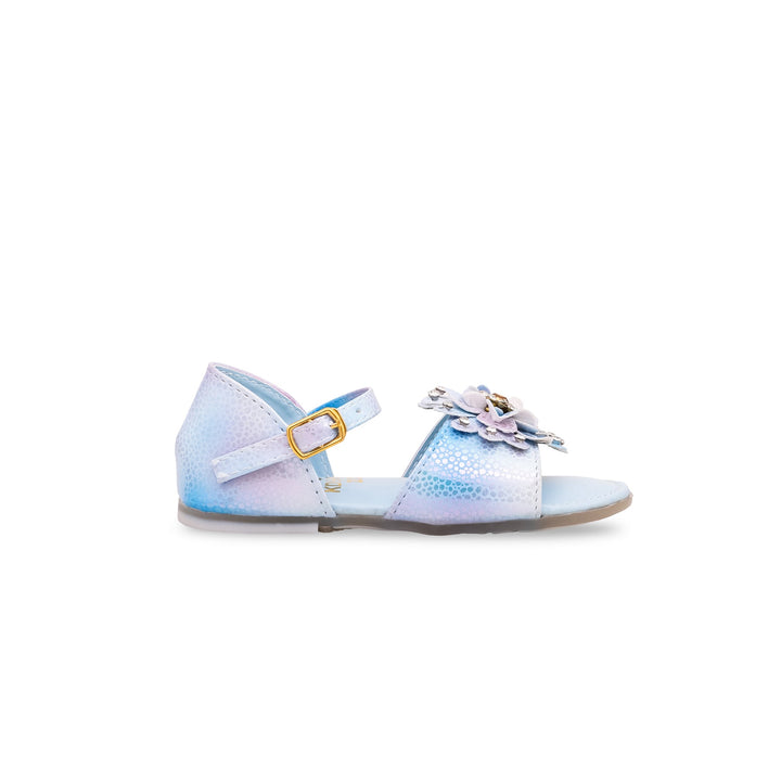 Girls Sky Blue  Formal Sandal KD9625