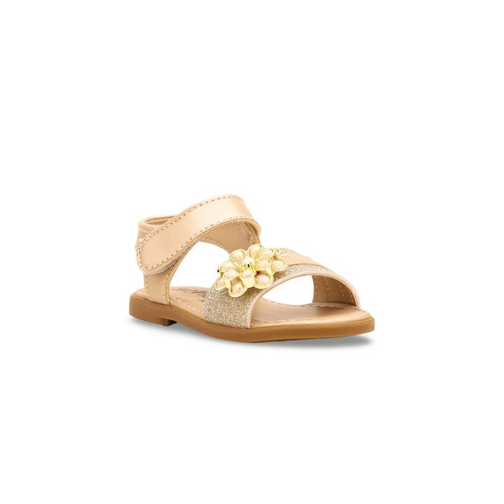 Girls Golden Formal Sandal KD9633