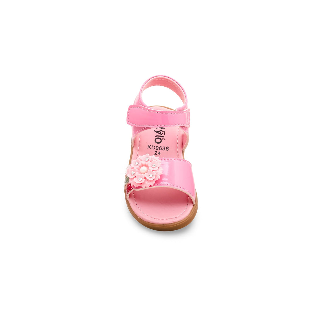 Girls Pink Casual Sandal KD9636