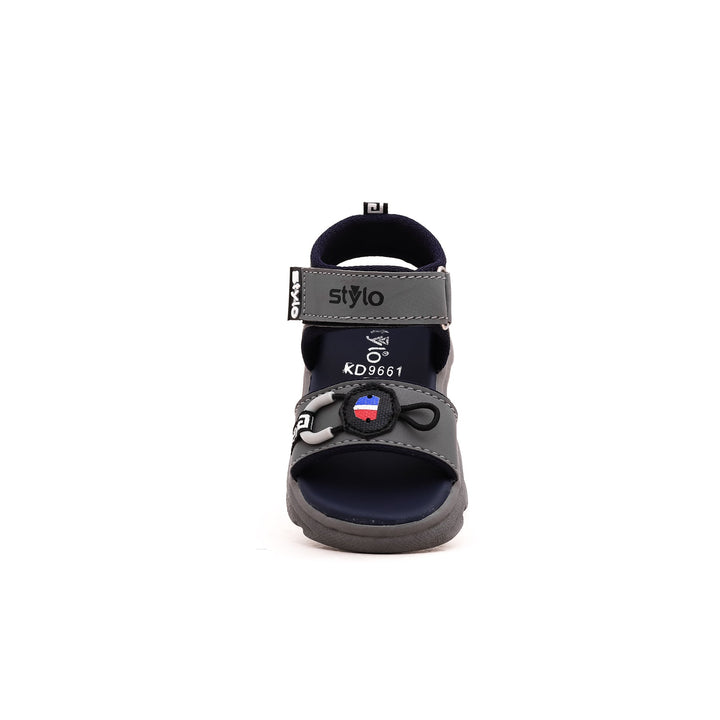 Boys Grey Casual Sandal KD9661