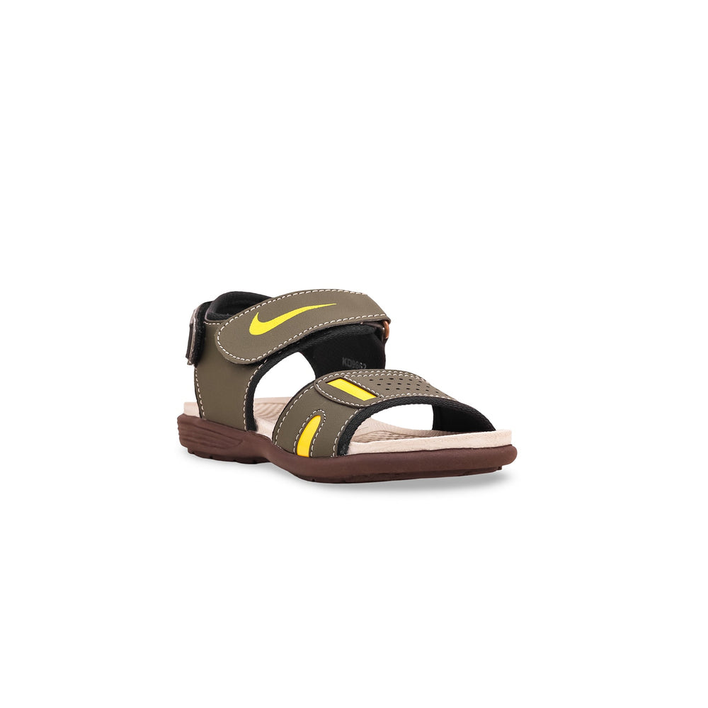 Boys Olive Casual Sandal KD9662