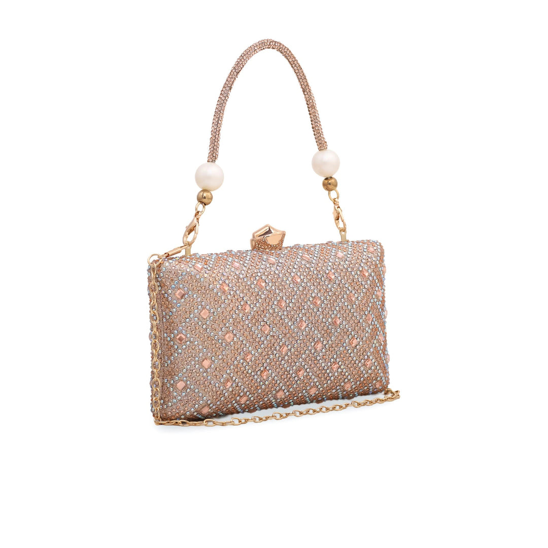 Champagne Fancy Clutch P23850