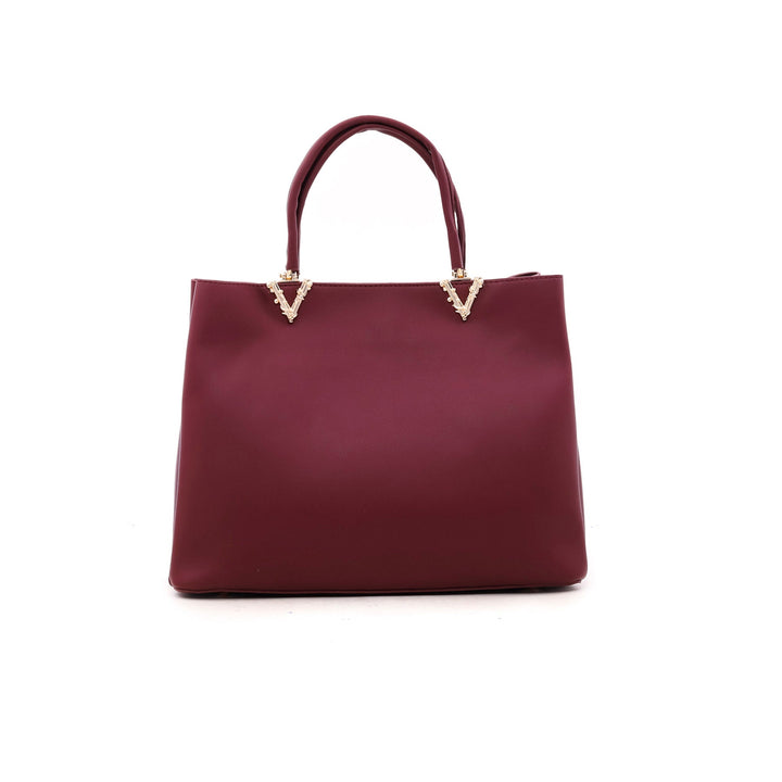 Maroon Formal Hand Bag P35244