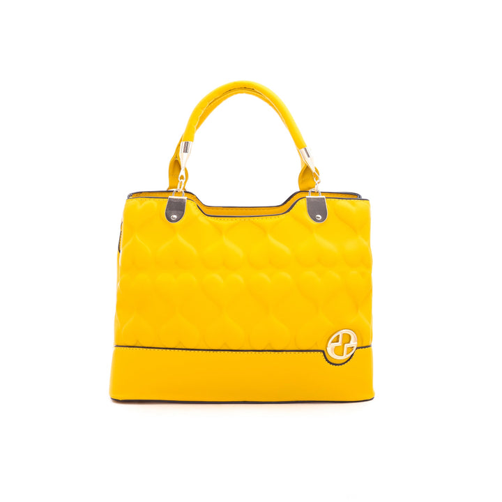 Yellow Formal Hand Bag P35670