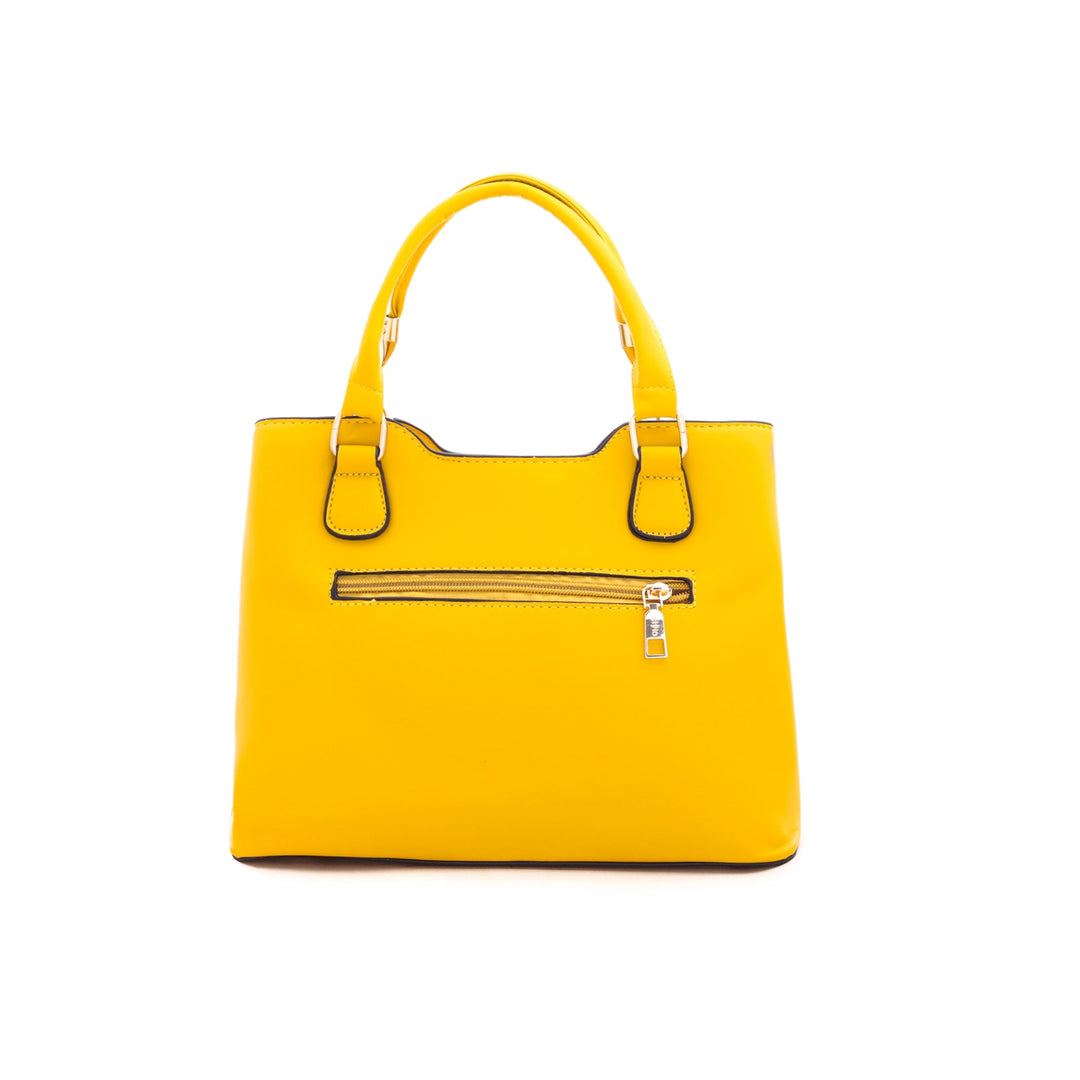 Yellow Formal Hand Bag P35670