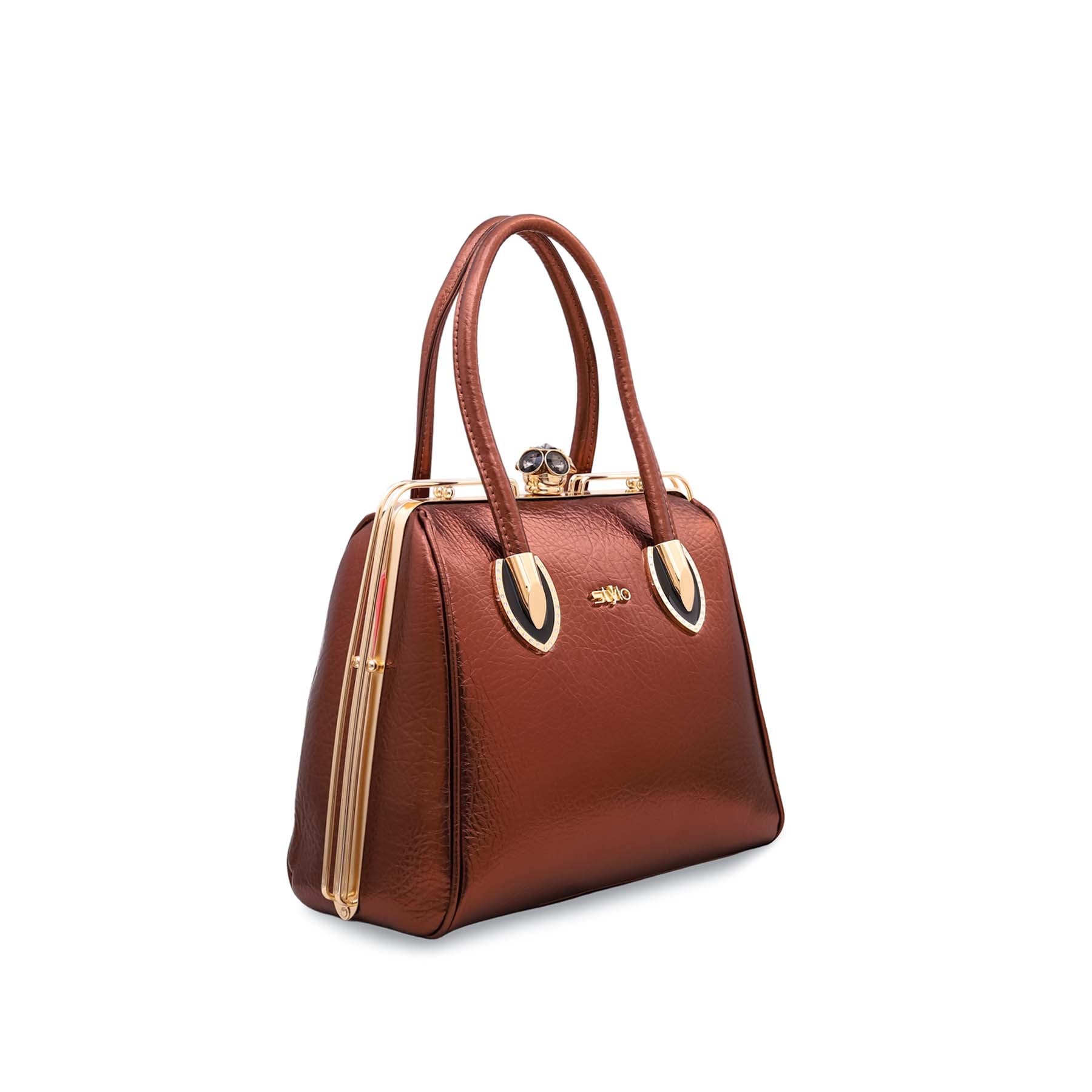 Copper Fancy Hand Bag P35835