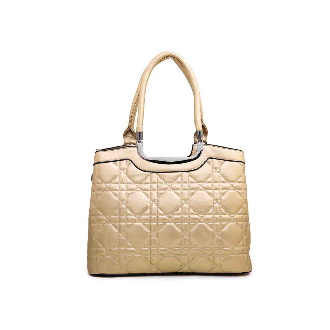 Golden Formal Hand Bag P35880