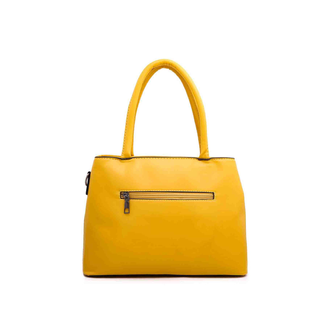 Mustard Formal Hand Bag P35885