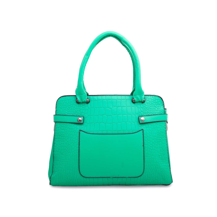 Green Formal Hand Bag P35890