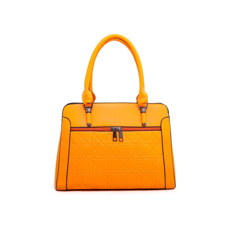 Orange Formal Hand Bag P35896