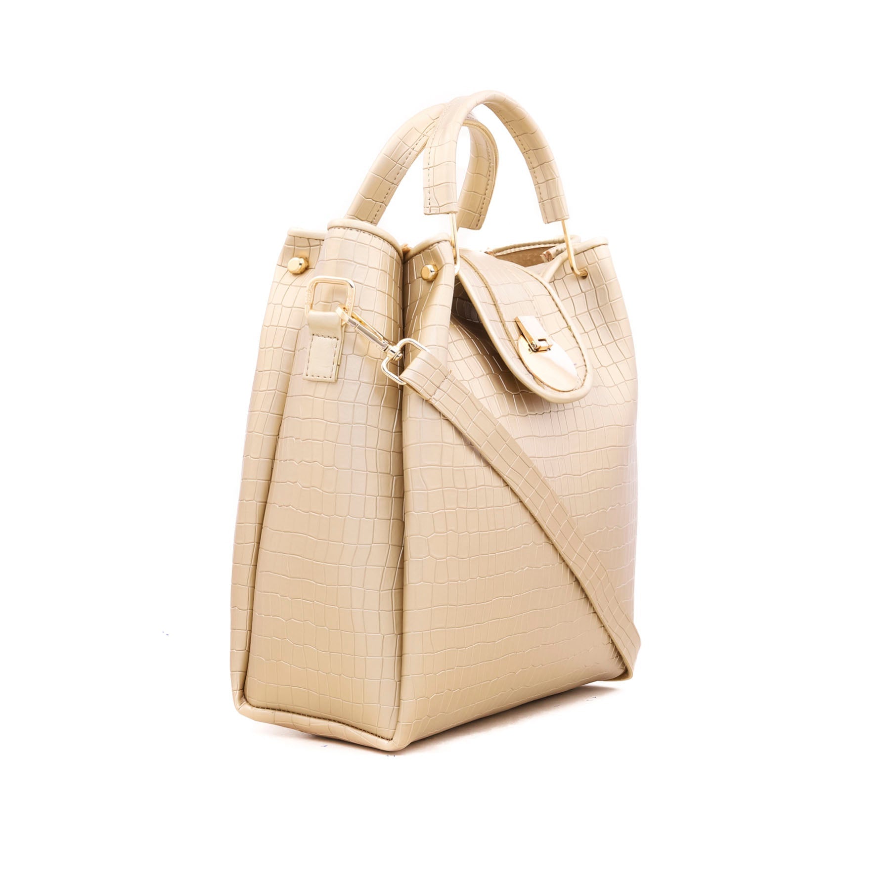Golden Formal Hand Bag P54313