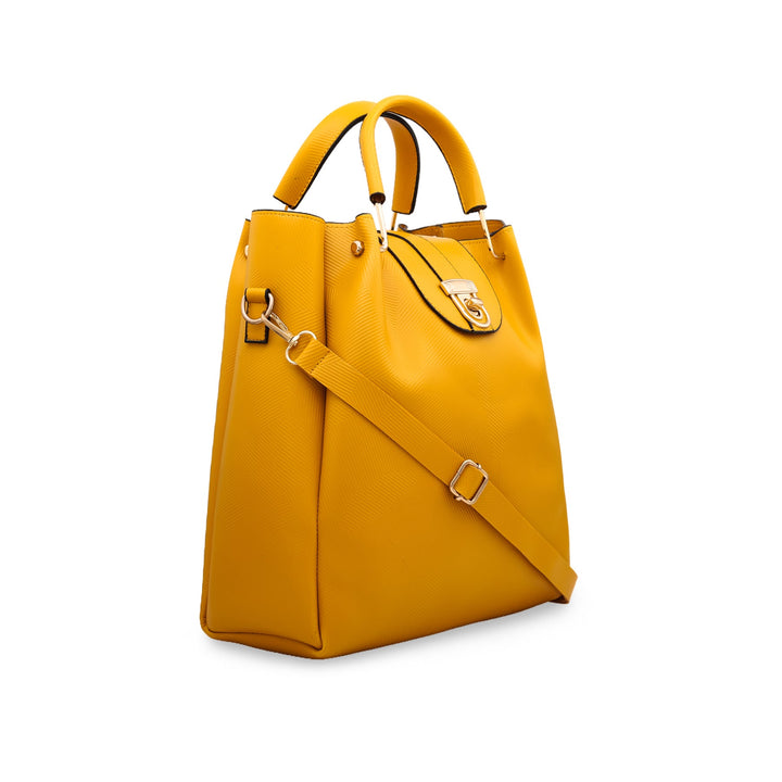 Yellow Formal Hand Bag P54314