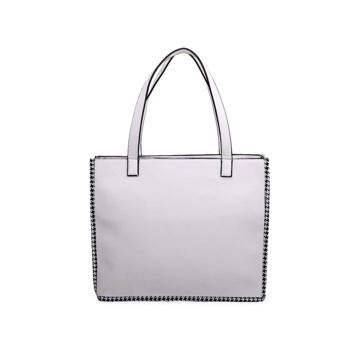 White Formal Hand Bag P54562