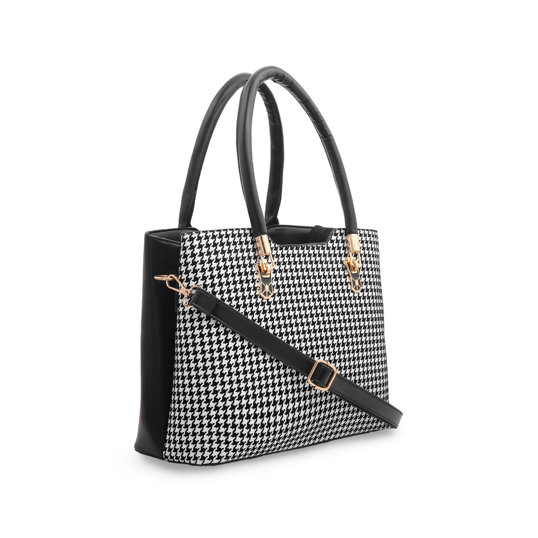 Black Formal Hand Bag P54576