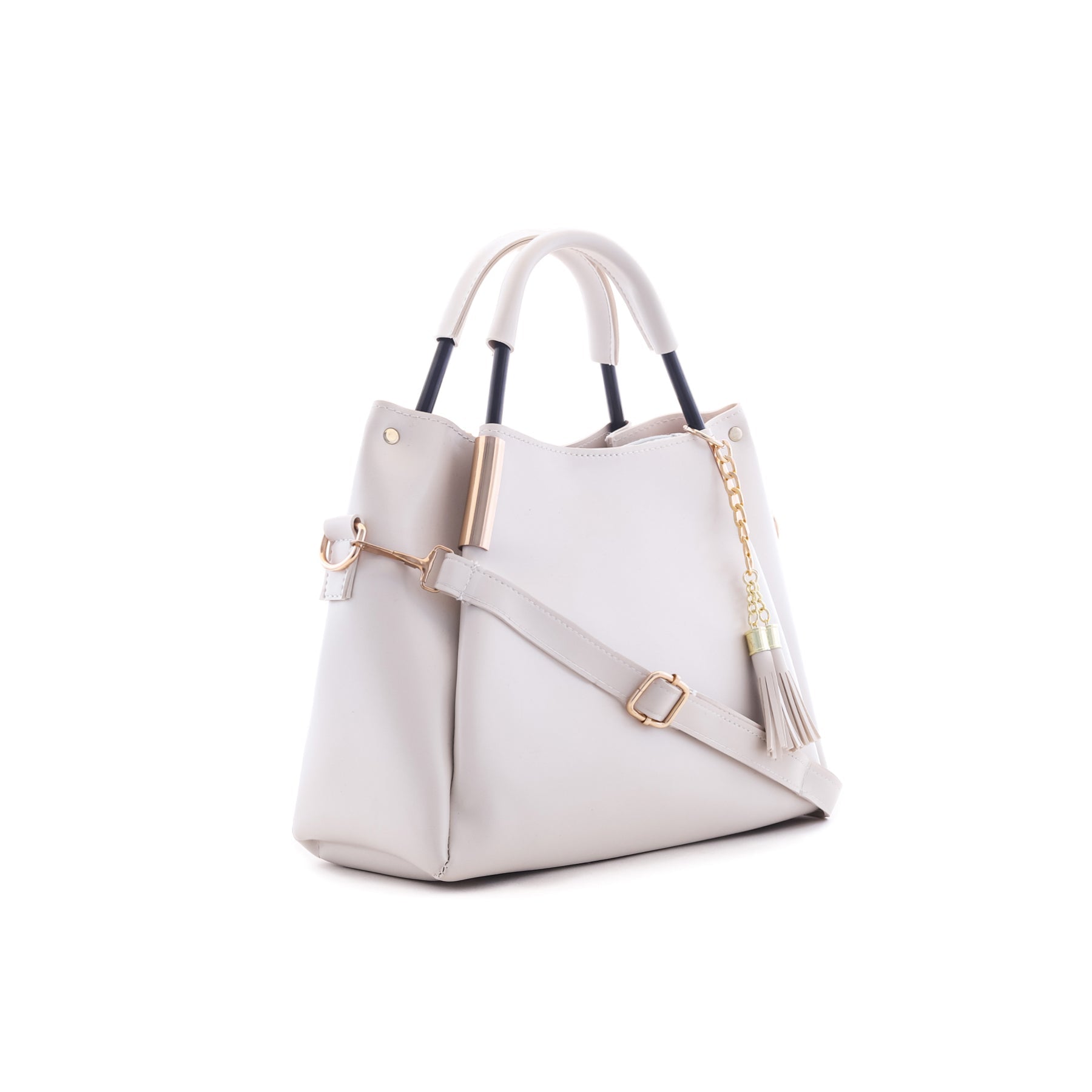 White Formal Hand Bag P55052