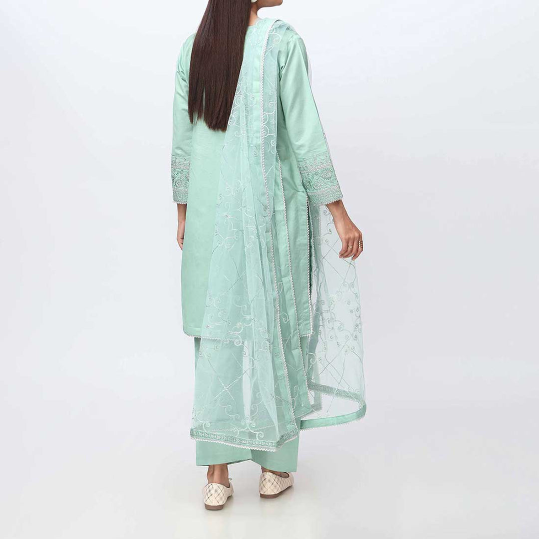 3PC- Embellished Khadi Net Suit PF3010