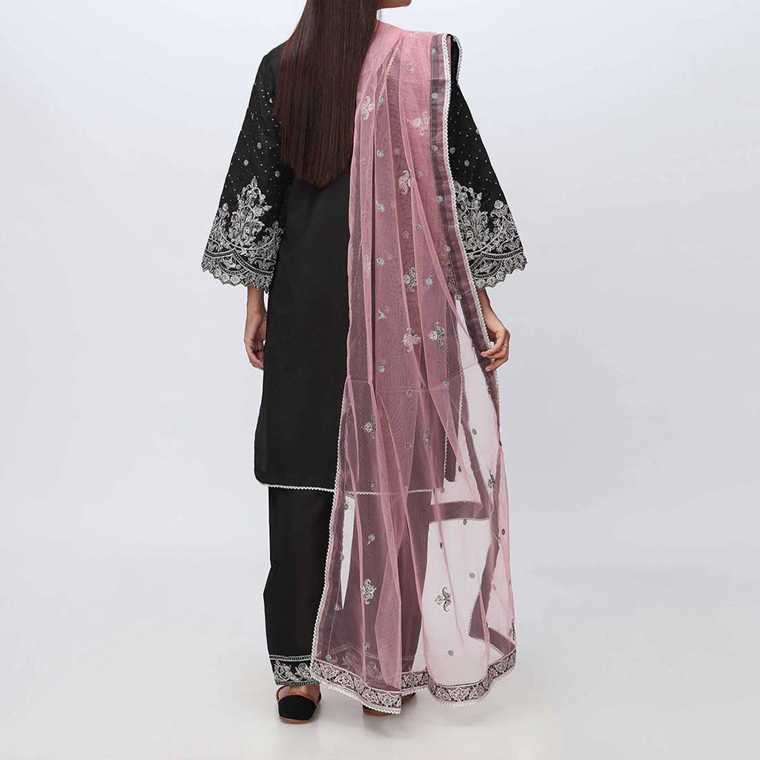 3PC- Embellished Khadi Net Suit PF3017