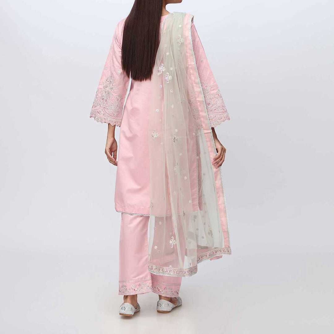 3PC- Embellished Khadi Net Suit PF3017